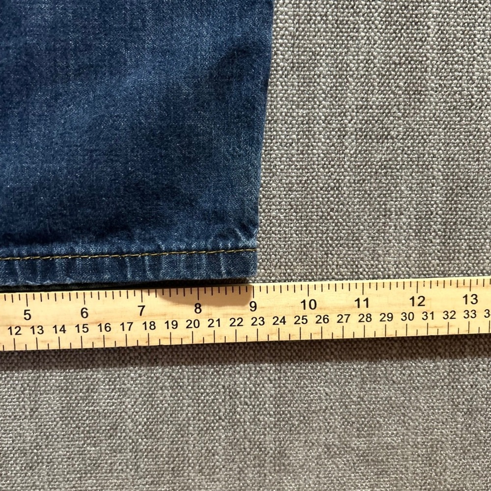 Levi's 569 Loose Straight Jeans Mens 34(36)x30 Blue Medium Wash Baggy Denim - Picture 6 of 10
